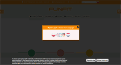 Desktop Screenshot of funfit.pl