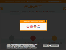 Tablet Screenshot of funfit.pl